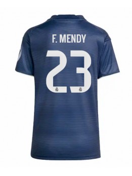 Billige Real Madrid Ferland Mendy #23 Bortedrakt Dame 2025-26 Kortermet